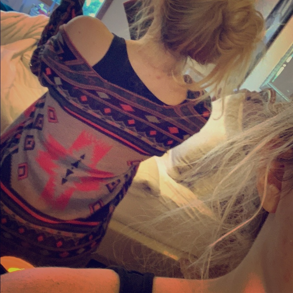 Tribal Print Cardigan